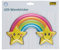 Idena 31256 - LED Wandsticker Lampe Regenbogen, mit Lichtsensor, ca. 22 x 13 cm, ideal als Nachtlicht für das Kinderzimmer