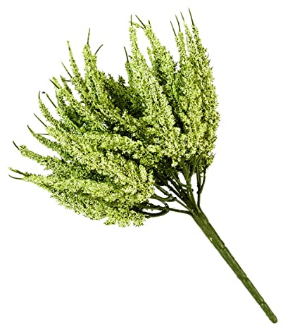 Kunstblume Erika, künstliches Heidekraut mit Steckstab | Dekoration Blume Herbst, Kunststoff, 29 x 25 x 20 cm