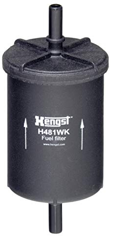 HENGST Kraftstofffilter Type H481WK - Kraftstoff-Leitungsfilter für PKW - Filter für Kraftstoff, Filter für Autos