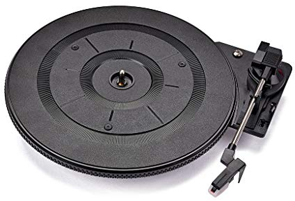 Alnicov Tocadiscos de vinilo vintage LP para accesorios de audio y vídeo, 28 cm