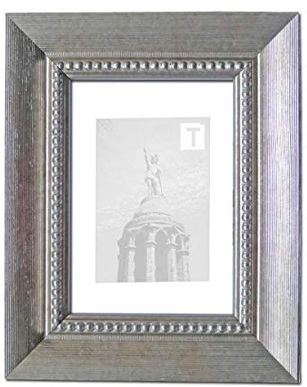 Barock-Bilderrahmen Fynna Gold 40 x 60 cm Museumsglas 2mm Perlen Verzierung Rillen