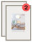 walther design Bilderrahmen stahl 29,7 x 42 cm (DIN A3) mit Kunstglas Doppelpack, New Lifestyle Kunststoffrahmen KVX342DD