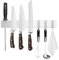 Tysonir 16 Inch Stainless Steel Magnetic Knife Holder for Wall, Strong and Secure Magnetic Knife Rack for Metal Kitchen Utensils, Wall or Fridge Holder Tool Holder,Silver