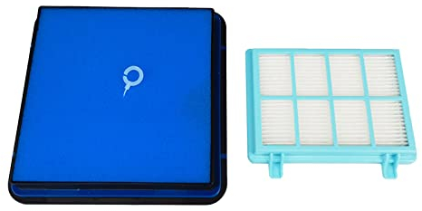 2 Stück FC9331/09 Filter Ersatzfilterset für Philips PowerPro Compact Active Bodenstaubsauger FC9331/09, FC9332/09, FC9329, FC9555, FC9333, FC8010/01 Staubsauger Filter