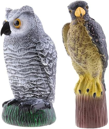 Tummy Tub Statue di Figura di Animale Ornamenti Artigianali di Scultura, 2 Pezzi Figura da Giardino Modello Uccello Figura da Giardino Decorazione Stagno Figura for Decorazioni for la casa