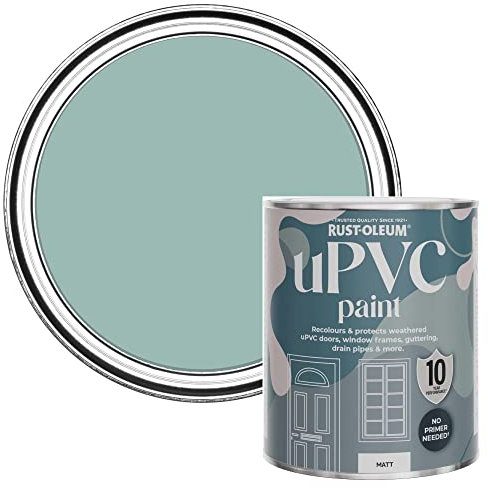 Rust-Oleum Blue uPVC Door and Window Paint in Matt Finish - Coastal Blue 750ml