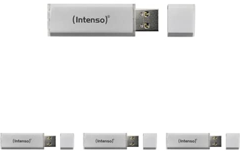 Intenso Ultra Line 64GB Speicherstick USB 3.0 Silber, 4er Pack