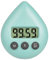 HEIBTENY Horloge de douche étanche, minuteur numérique à économie d'énergie, minuterie de salle de bain avec ventouse pour douche, cuisine, pâtisserie