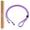 GERNEO® – DAS ORIGINAL – Florenz – Premium Brillenband für Sonnenbrillen & Lesebrillen Amethyst mit Silber Halterungen – verstellbar mit Kabelzug & Logogravur