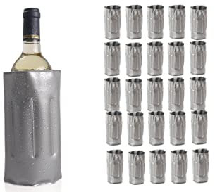 PACK OFERTA DE 25 Enfriadores de botella. Con cierre ajustado velcro. Ideal para Hostelería