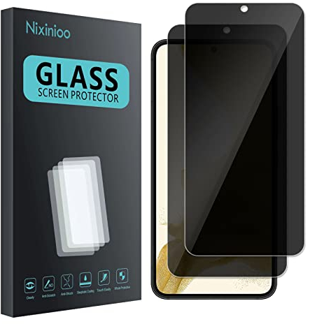 [2 Stück] Sichtschutz Schutzfolie für Samsung Galaxy s22/s23, Anti-Spy Schutzglas, Sichtschutzfolie, [Anti-Spion] [9H Härte panzerglas] [Bläschenfrei] [Kratzfest]