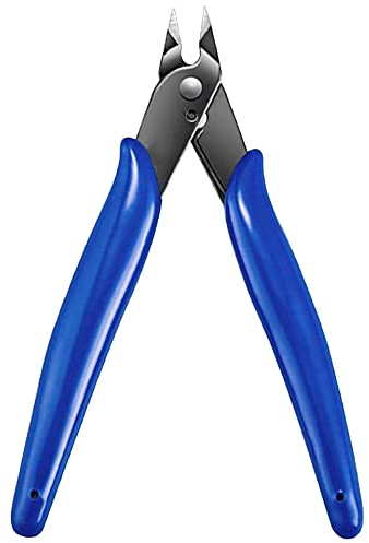 1 Tronchesi filo,Tronchesi cavo elettrico,Pinza spelafili elettricista,Tronchese a taglio diagonale,Pinza elettricista,Tronchesina elettrico,Pinza a taglio laterale,Pinze Taglierine,Blu