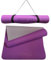 BSFIT Esterilla Yoga Antideslizante | Colchoneta de Gimnasia y Pilates para Fitness | Ligera y Portátil, Entrenamiento en Casa, Gimnasio o Camping | (4MM)