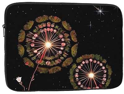 Starry Pusteblume Laptop Sleeve Schutzhülle 10 12 13 15 17 Stoßfest Leichte Laptop Sleeve Tasche für Damen und Herren