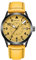 BOLYTE Orologio meccanico automatico da uomo a carica automatica, datario, militare, sportivo, da uomo, con cinturino in pelle (giallo), Giallo, Militare