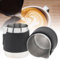 Handleless Milk Pitchers 2Pcs - 12 oz Creamer Pitcher Bell Creamers Jug, Espresso Steaming Pitcher with Round Spout, Stainless Steel Milk Frothing Jug, Foaming Pitcher Non-Stick, Premium Barista Tool