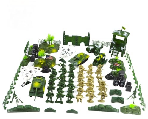 ifundom 90st Militärszene Spielzeug Soldaten-spielset Clown Schlüsselanhänger Plüsch Szenenspielzeug Spielset Für Kinder Kinderspielzeug Modell Spielzeugset Gebaut