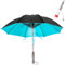 3-In-1 Uv Blocking Misting Umbrella with Fan 23in, Usb Rechargeable 3000mA Uv Blocking Umbrella with Mister, Ufp50+ Uv Blocking Umbrella with Mist, Freely Adjustable Wind Speed In Two Levels (D)