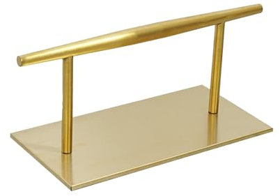 harayaa Fußstütze aus Edelstahl für den Salon, Gold, Ergonomisch