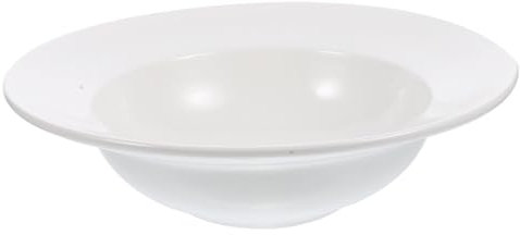 COLLBATH Plato de Cerámica Vintage para Pasta Estilo Europeo para Bodas Carnes Y Mariscos Plato para Servir en Casa