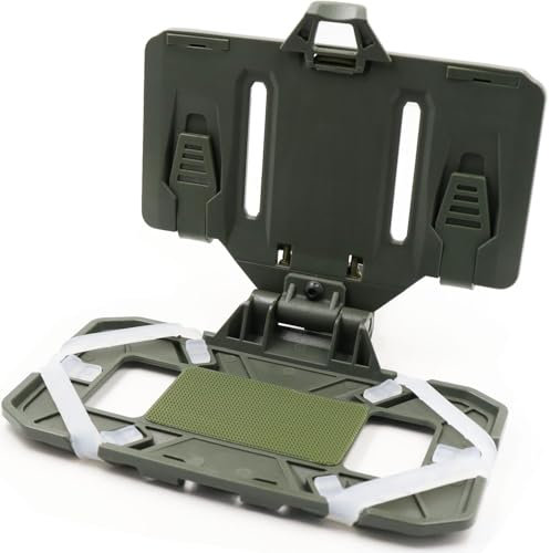 LThyzszb Tactical Plate Carrier Phone Mount Airsoft Vest Phone Holder Universal Phone Chest Mount for Screen Size 4.7-6.7 (Army Green)