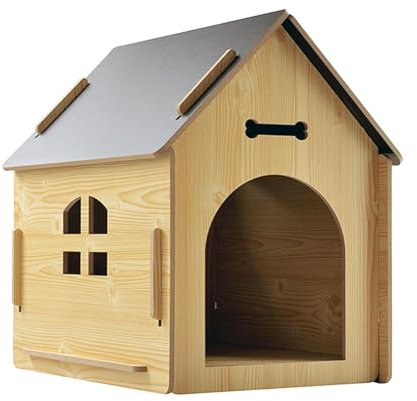 Outdoor-Hundehütte, wasserdicht, Hundehütte, Terrasse, Hof, Hof, Außenhof, Terrasse, Hof, Katze, wasserdicht, Haus für Terrasse, Hof