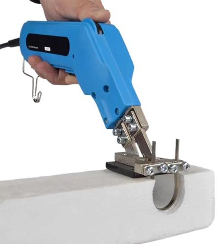 150W Hot Knife Foam Cutter, Electric Foam Grooving Carving Knife with Small Slotting Board, 16-Position Temperature Adjustable and Temperature Up To 500℃, for Cutting Foam Sponge Cloth Canvas