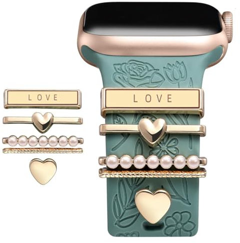 LQIOACU Love Charms, Appl e Watch Charms, Appl e Watch Armband Charms, Charms Armband, Armband Appl e Watch Charms