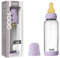 BIBS Boheme Baby Glass Bottle 240ml, Vermindert Koliken, Runder Sauger aus Naturkautschuklatex, Unterstützt das Stillen. Hergestellt in Dänemark - Violet Sky