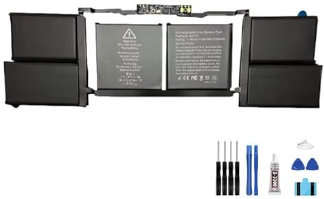 Generic Akku A2113, 8790 mAh, 11,36 V, kompatibel mit MacBook Pro 16 Zoll A2141 2019 2020 Laptop-Akku