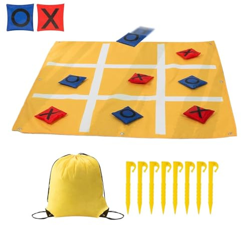 Bean Bag Toss Game, Interactive Toy Carnival, Professional Can Toss 1050g with Game for Camping Yard Family Home Outdoor Party Garden Backyard Beach Event Target Target Grid Layout Activity Set