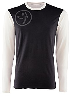 Zumba Longsleeve Dugout Digs Baseball schwarz/weiß XS