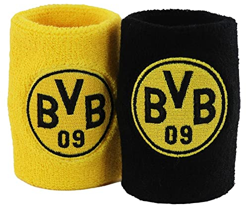 Borussia Dortmund Schweißband 2er Set Wristband Pulswärmer Schweissband BVB 09