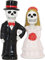 Tortenfigur Kuchenaufsatz Kuchenfigur Hochzeitspaar Paar Totenkopf Skull 2in1 Salz&Pfefferstreuer