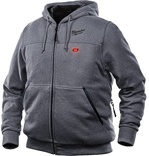 Milwaukee Hoodie M12 12V Lithium-Ion Heated Jacket Front and Back Heat Zones - Battery Not Included (Extra Large, Black)