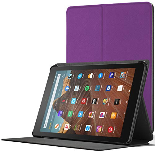 Forefront Cases Case for Fire HD 10 2017 & 2019 Tablet (9th Gen. – 2019 & 7th Gen. – 2017) Slim, Auto Sleep Wake Cover & Stand - Purple **DOES NOT FIT NEW 2021, 2023 MODELS**