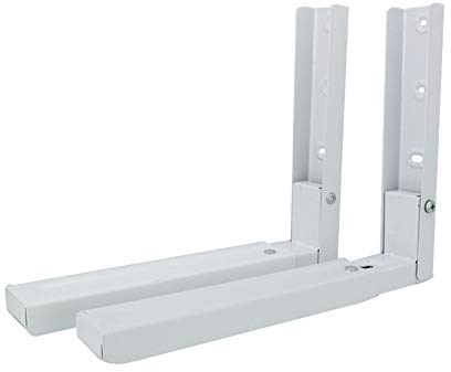Soporte Retráctil Para Horno Microondas, Soporte Para Microondas, Brazo De Soporte Plegable, Soporte Universal Para Horno Microondas, Capacidad De Carga Máxima 50 Kg (Blanco)