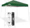 EAGLE PEAK 3x3m Schrägbein, Pop-Up-Überdachung, einfache Einrichtung für eine Person, sofortige Outdoor-Strandüberdachung, faltbar, tragbar, Sportunterstand,grün
