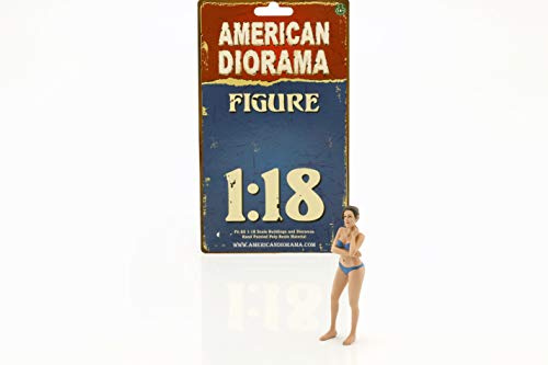 American Diorama Kalender-Girl Dezember im Bikini 1:18