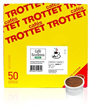 Café Eccellenza Crema – 50 capsules – compatibles Lavazza* Espresso Point*