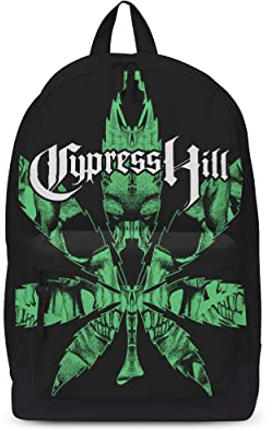 Rocksax Rucksack Cypress Hill Insane In The Brain Rucksack, 43 cm x 30 cm x 15 cm, offizielles Lizenzprodukt, Schwarz, Einheitsgröße, Casual