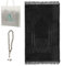 MYPRAY - Gebetsteppich - dick - 3er Set Seccade - mit Tesbih und Tasche (schwarz)