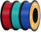 kingroon 3D Printer Filament PLA 3D-Druckerfilament,… (Polymilchsäure, PLA blau grün rot)