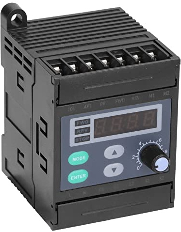 Controlador de Velocidad del Motor, Controlador de Motor Monofásico, Accesorio de Regulador Monofásico de 220V con Pantalla Digital Integrado