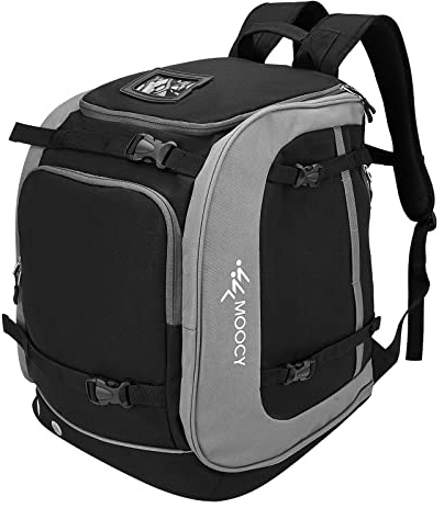 MOPHOEXII Ski Boot Bag，65L Waterproof Winter Sport Backpack-Ski Boots Snowboard Boots Bag for Ski Helmets, Goggles, Gloves, Ski Apparel & Boot Storage