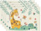 Artoid Mode Giraffe Schmetterling Dschungel Kinder Platzsets 4er Set, 30x45cm Tischset Waschbar Platzdeckchen Küche Party Deko