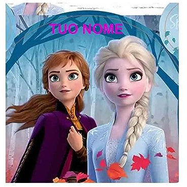 48 Adesivi personalizzabili in varie grafiche per varie cerimonie compleanno battesimo comunione cresima segnaposto (Frozen)