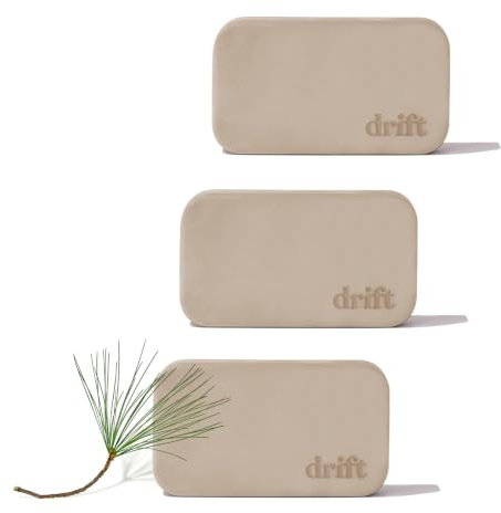 Drift Car Air Freshener - The Original Stone Air Freshener - Car Odor Eliminator - Long Lasting Scent - Essential Oils - Clean Ingredients - Pine Scent 3 Pack Refill - NO CLIP INCLUDED