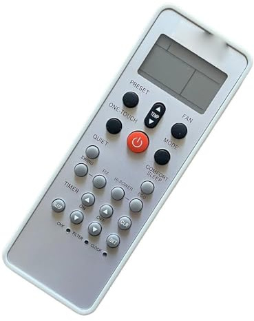 Mando a Distancia de Repuesto for Aire Acondicionado Toshiba RAS-10SKVR-E RAS-24SKP-ES RAS-137SAV-E5 RAS-13SKV-E RAS-16SKV-E, 1 ud.