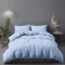 LivinEase Bettwäsche 140x200 Set - Mikrofaser Bettbezug 140x200 cm + 1 Kissenbezug 65x65 cm – Bettwäsche - Blau